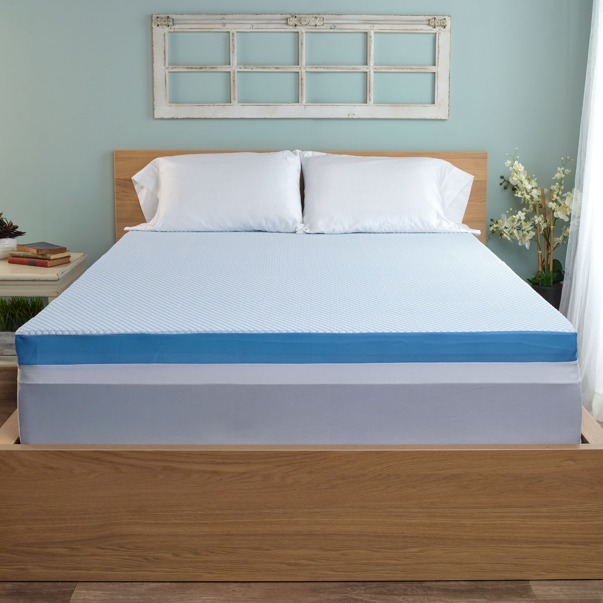 Blue TruCool 3 Mattress Topper featuring Serene Foam - Full - 3 Inch